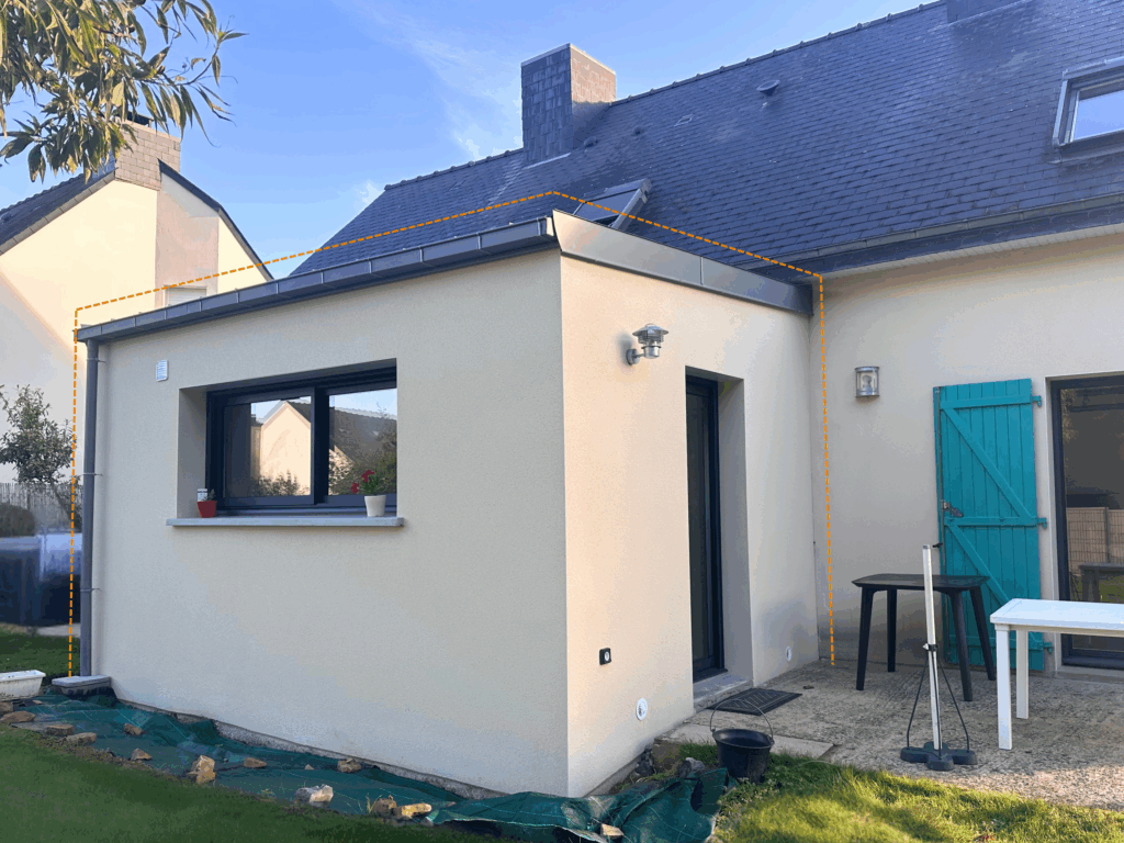 Projet d'extension de cuisine à Laillé